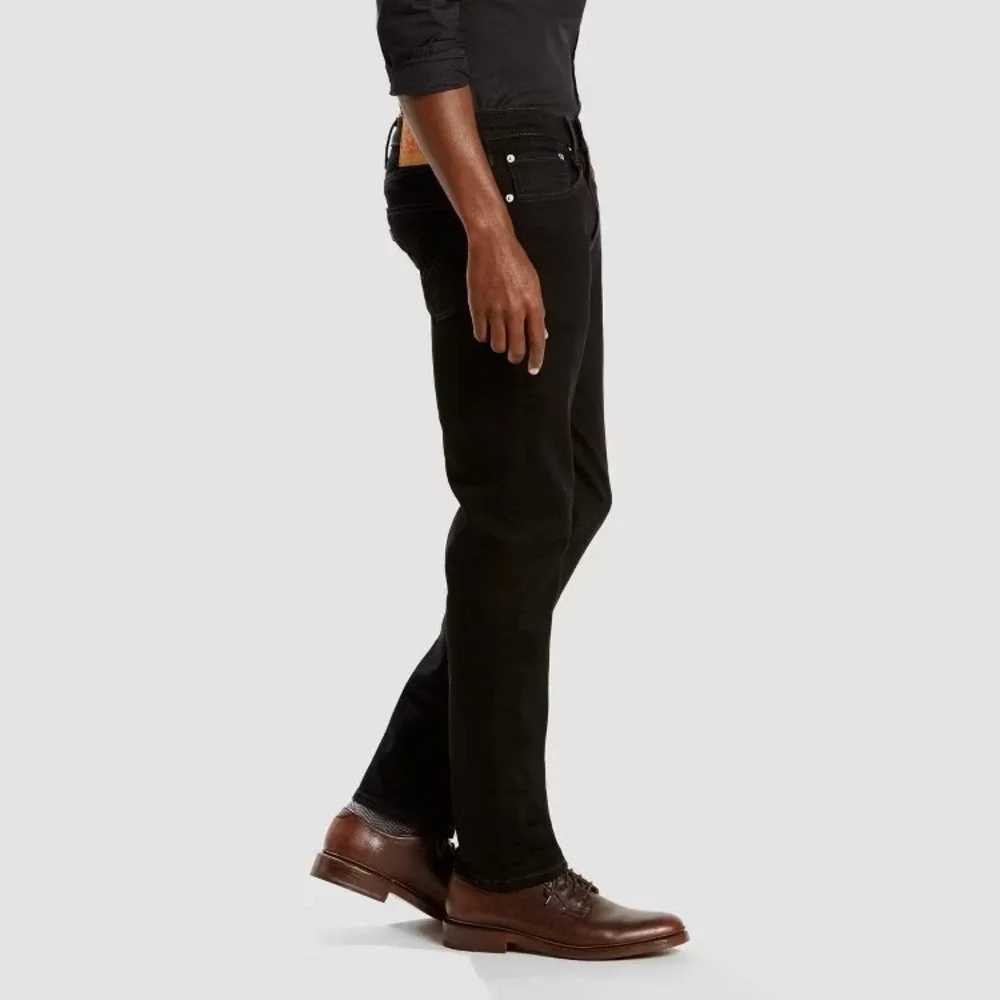 LEVI'S 511 Slim Fit Stretch Jeans Mens Sz 32x30 Classic Black Denim Slim Leg NWT
